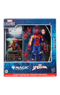 Marvel Legends Magic: The Gathering Action Figure Battle-Damaged Spider-Man (plus Exclusive Foil Card) 15 cm