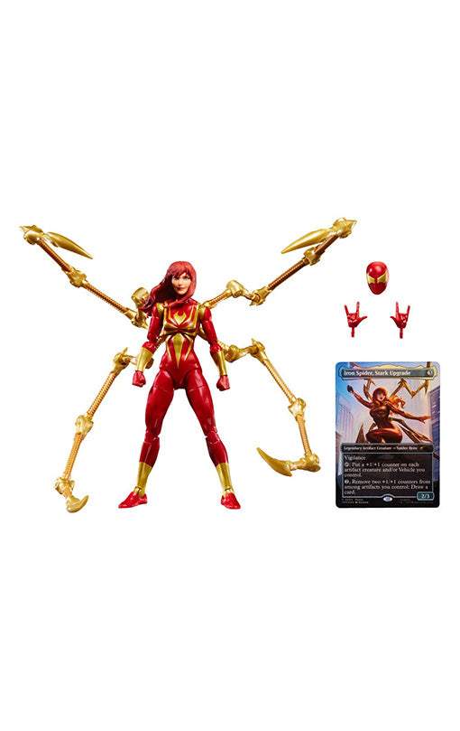 Marvel Legends Magic: The Gathering Action Figure Mary Jane Watson (Iron Spider) (plus Exclusive Foil Card) 15 cm