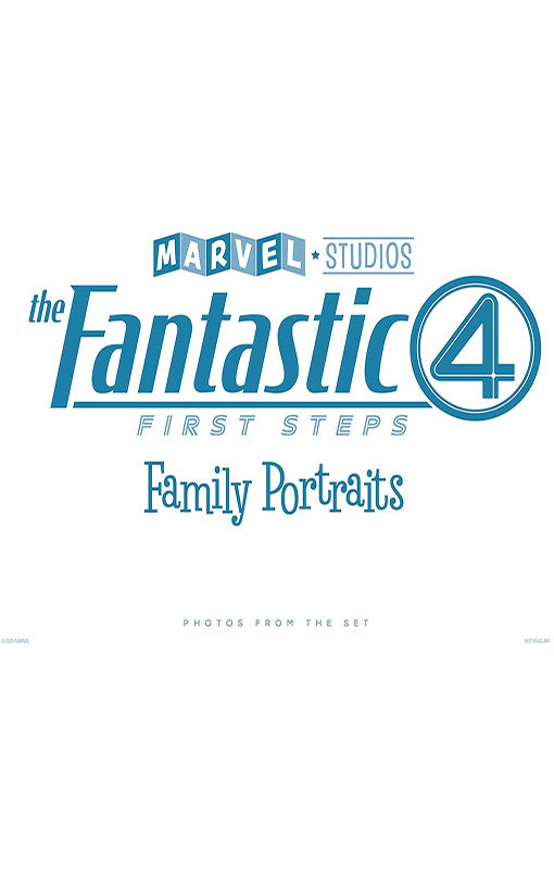 Marvel Studios' The Fantastic Four First Steps - Family Portraits Photos from the Set hardcover