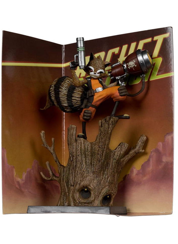 Marvel Collection PVC Statue 1/6 Rocket Racoon (Rocket Racoon: A Chasi ...