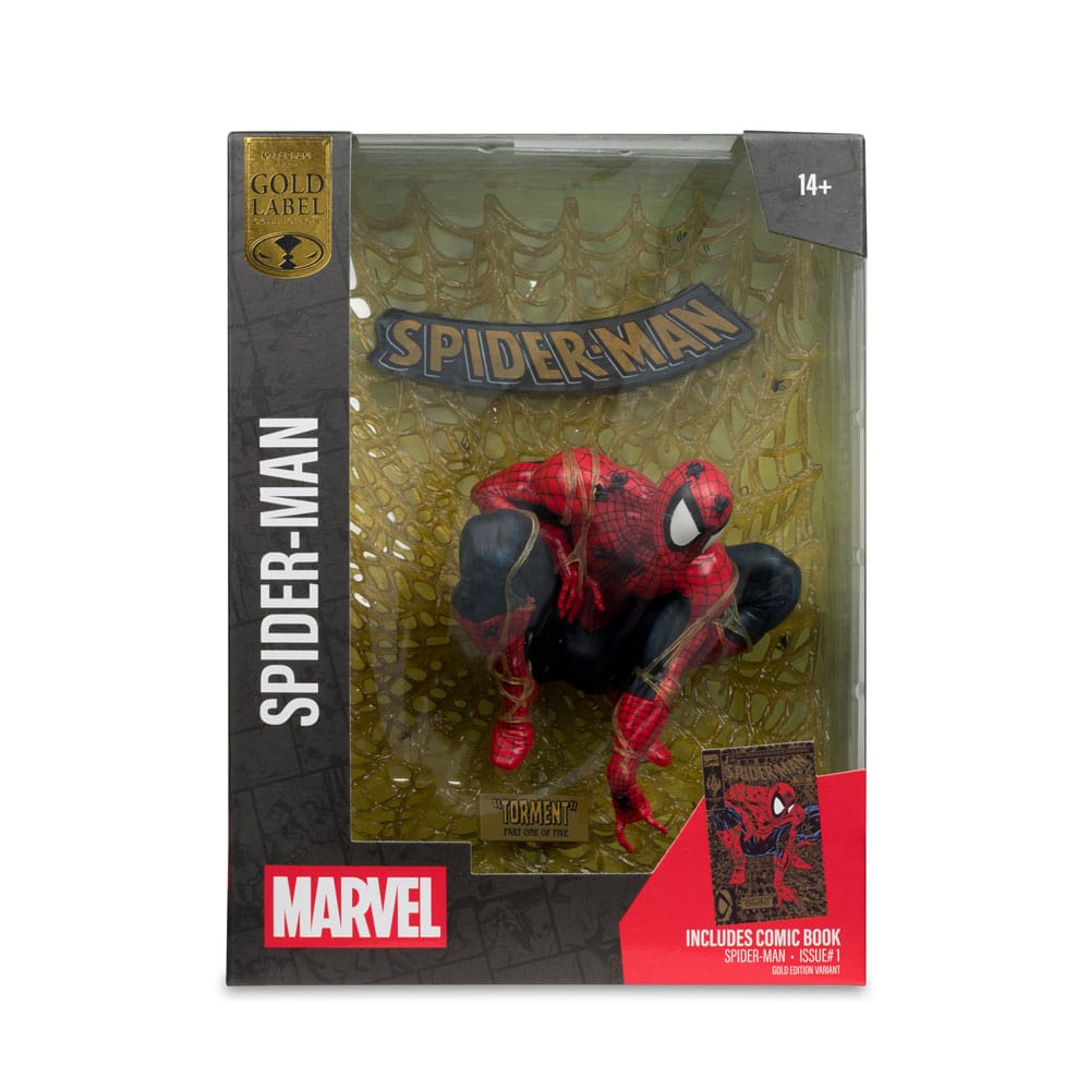 Marvel Collection PVC Statue 1/6 Spider-Man (Spider-Man # 1) (Gold Edition) (Gold Label) 15 cm