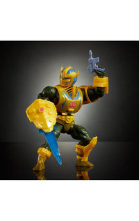 Masters of the Universe x Transformers Action Figure Bumblebee Armor Man-At-Arms Exclusive 14 cm