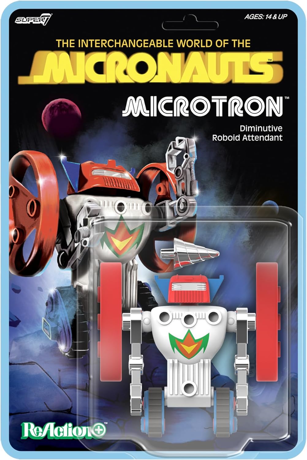 Micronauts ReAction+ Action Figure Microtron 9 cm