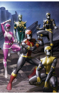 Mighty Morphin #1 &amp; Power Rangers #1 One-Per-Store Wraparound Variants Set