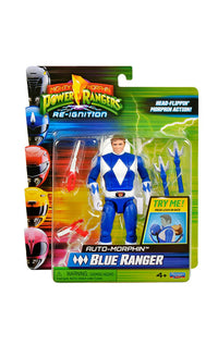 Mighty Morphin Power Rangers Action Figure Auto-Morphin Blue Ranger 12 cm