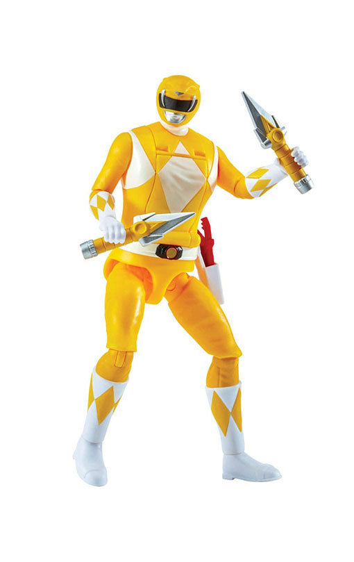 Mighty Morphin Power Rangers Action Figure Auto-Morphin Yellow Ranger 12 cm
