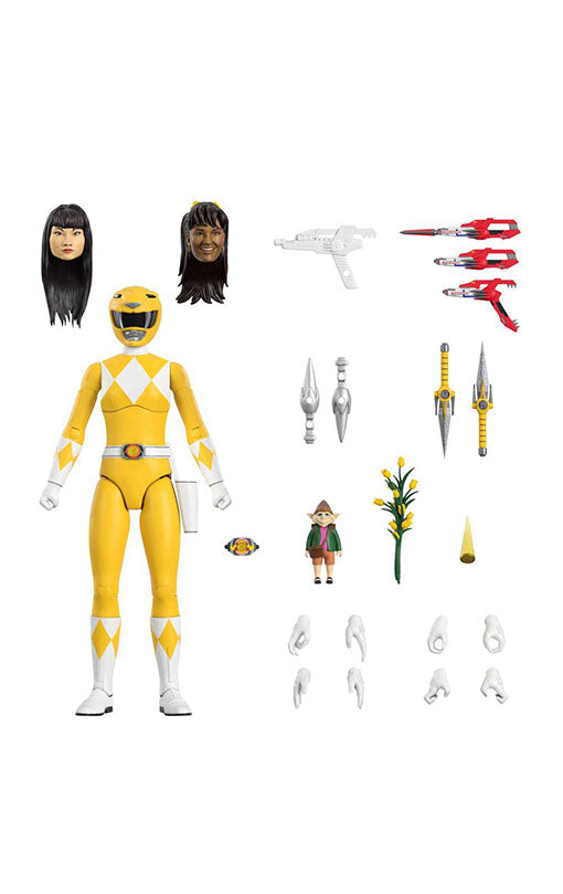 Mighty Morphin Power Rangers Ultimates Action Figure Yellow Ranger 18 cm