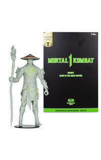 Mortal Kombat Action Figure Glow in the Dark Edition Raiden (Gold Label) 18 cm