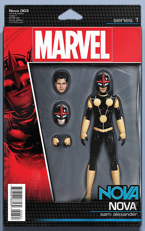 Nova #3 John Tyler Christopher Action Figure Variant