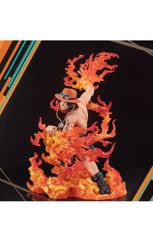 One Piece FiguartsZERO PVC Statue (Extra Battle) Portgas. D. Ace -One Piece Bounty Rush 5th Anniversary- 17 cm