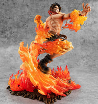 One Piece P.O.P NEO-Maximum PVC Statue Portgas D. Ace 15th Anniversary Super Limited Reprint Ver. 23 cm