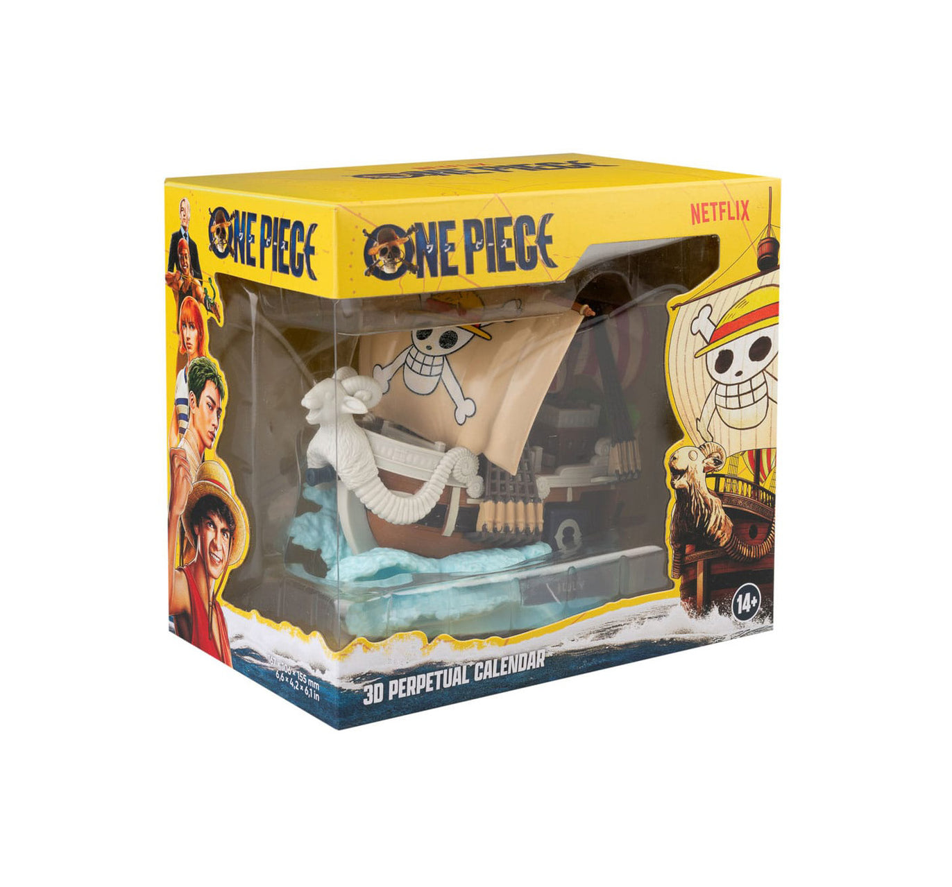 One Piece 3D perpetual Calendar Going Merry