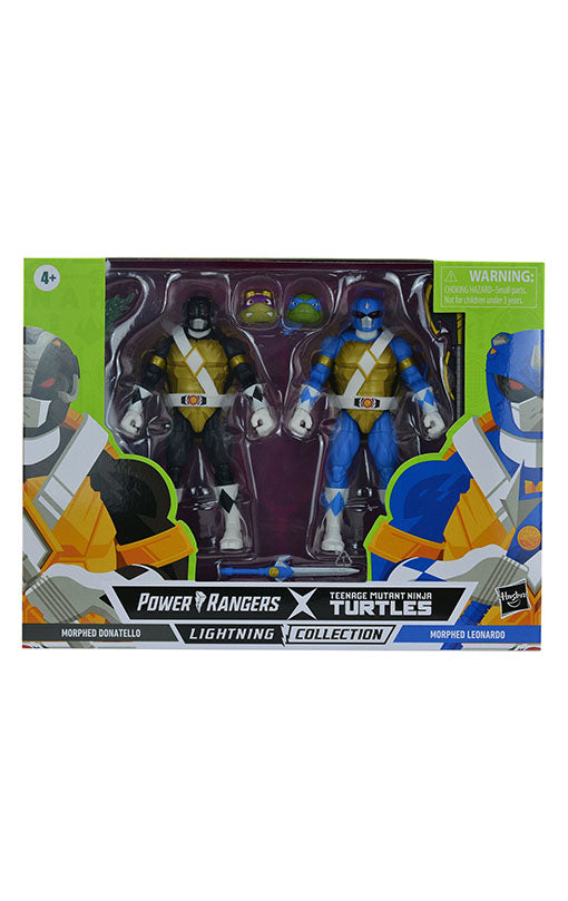 Power Rangers x TMNT Lightning Collection Morphed Donatello &amp; Leonardo 2-pack figure