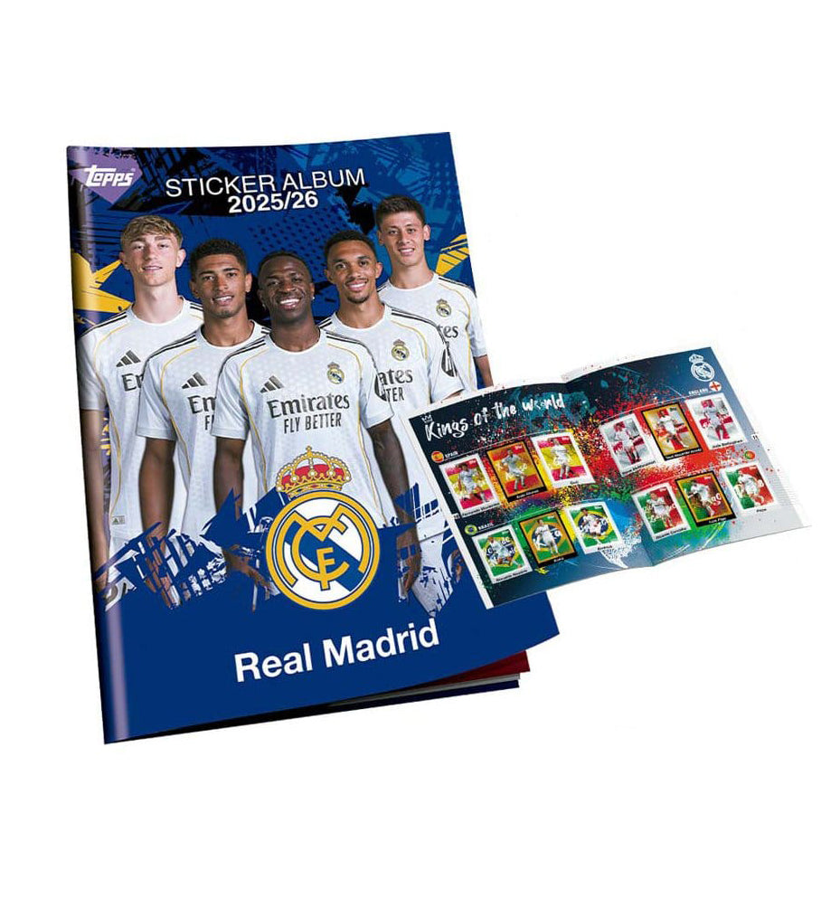Real Madrid 2025/26 Sticker Collection Album Set
