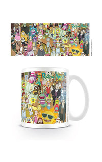 Rick and Morty Mug Characters