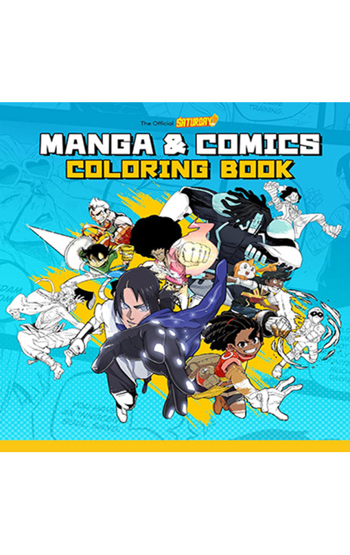 Saturday AM Manga and Comics Coloring Book