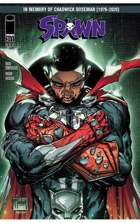 Spawn #311 Chadwick Boseman cover