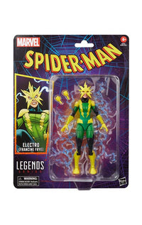 Spider-Man Marvel Legends Retro Action Figure Electro (Francine Frye) 15 cm