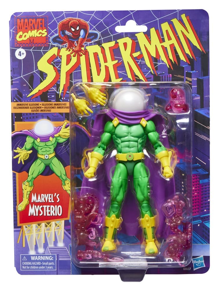 Spider-Man Marvel Legends Retro Action Figure Marvel's Mysterio 15 cm