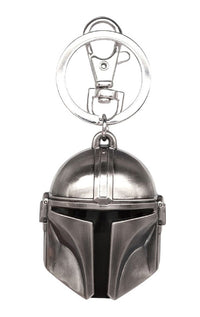 Star Wars Mandalorian Helmet Metal Keychain