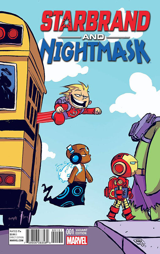 Starbrand and Nightmask #1 Skottie Young Variant