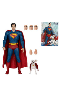 Superman DC Multiverse Deluxe Action Figure Superman with Krypto the Super Dog 18 cm