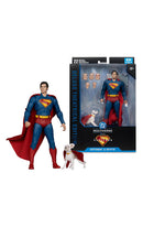 Superman DC Multiverse Deluxe Action Figure Superman with Krypto the Super Dog 18 cm