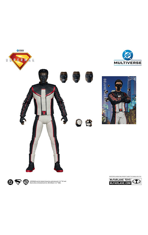 Superman (2025) DC Multiverse Deluxe Theatrical Edition Action Figure Mr. Terrific (Red Platinum Edition) 18 cm