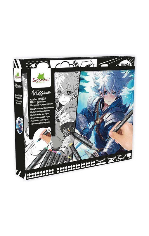 Sycomore Artissimo: Σετ Ζωγραφικής Manga - Warrior Heroes