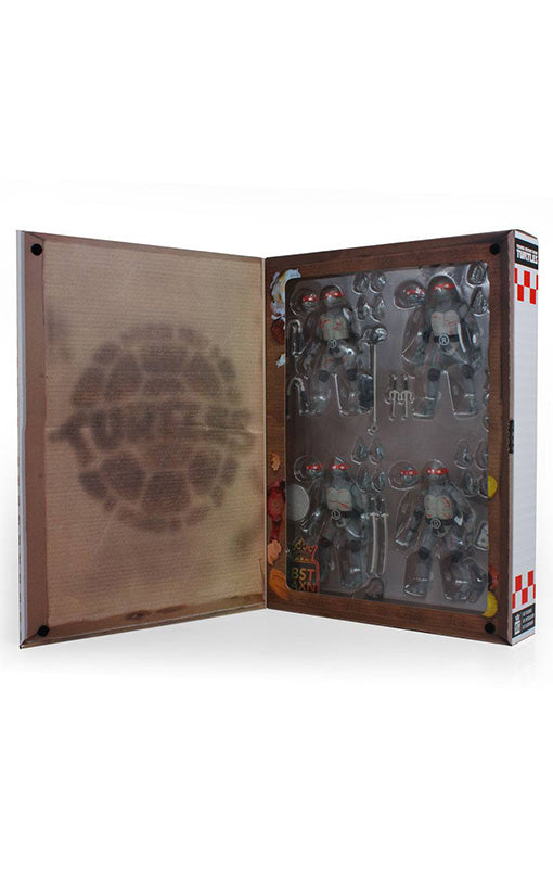 Teenage Mutant Ninja Turtles Battle Damaged BST AXN 4-Pack figure