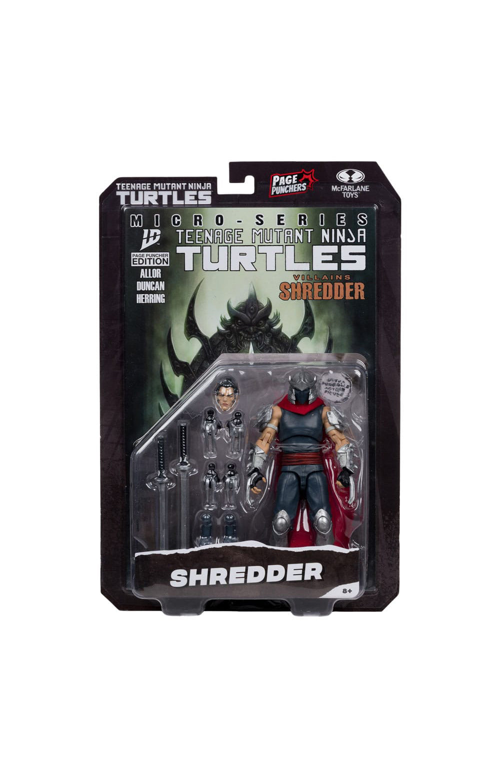 Teenage Mutant Ninja Turtles Page Punchers Action Figure Shredder 14 cm