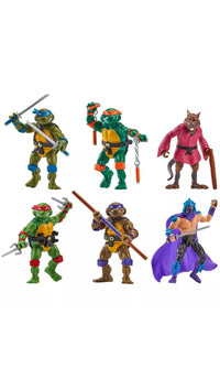 Teenage Mutant Ninja Turtles 6-Pack Action Figures 1988 Remastered