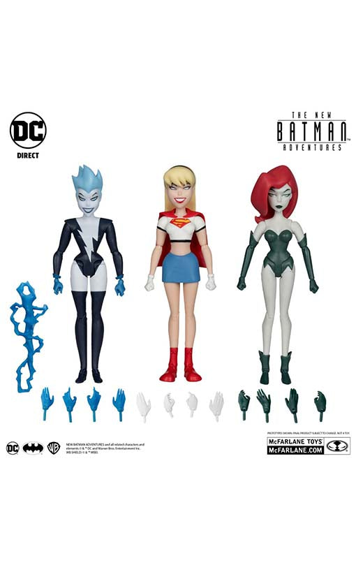 The New Batman Adventures DC Direct Action Figure 3-Pack Girls´ Night Out (Gold Label) 15 cm