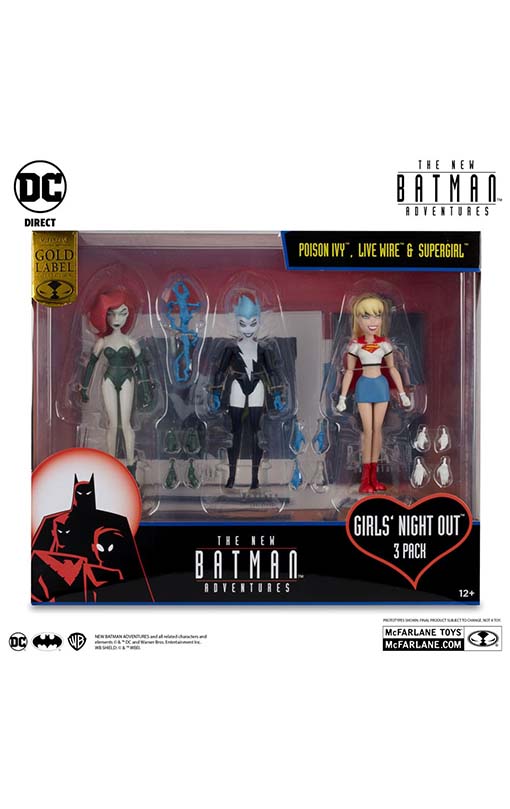 The New Batman Adventures DC Direct Action Figure 3-Pack Girls´ Night Out (Gold Label) 15 cm