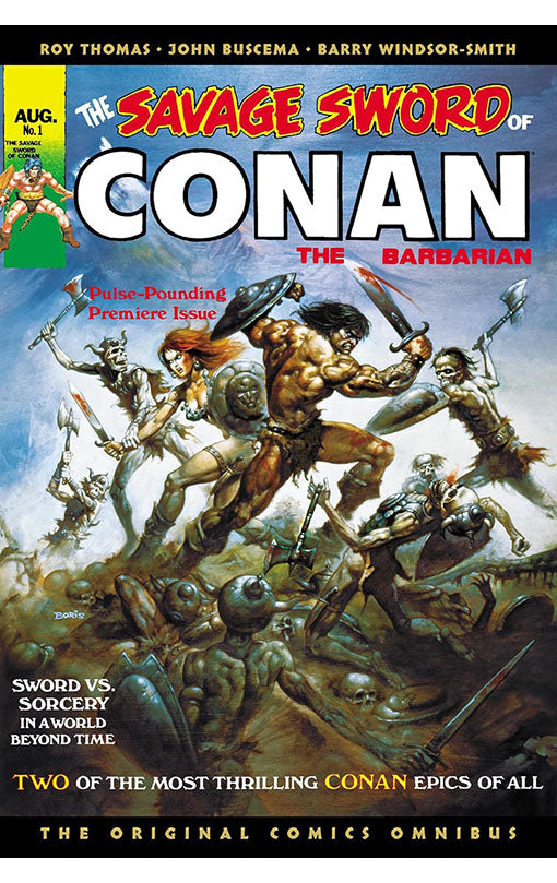 The Savage Sword of Conan The Original Comics Omnibus vol 01 hardcover