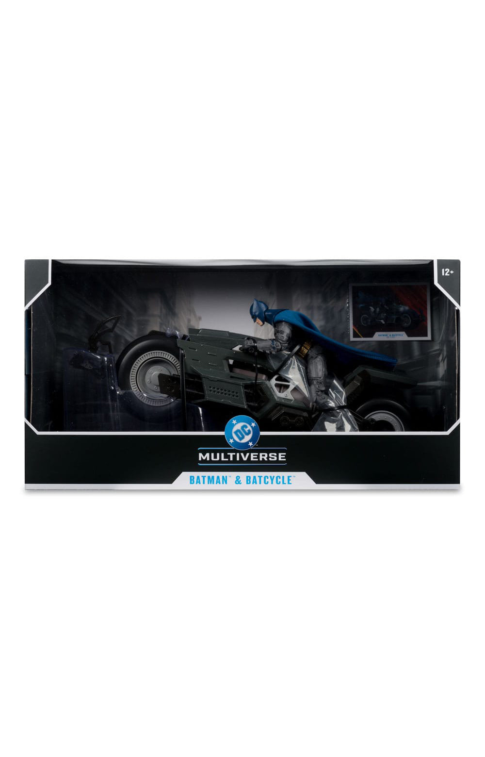 The Flash DC Multiverse Vehicle Batcycle with Batman