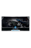 The Flash DC Multiverse Vehicle Batcycle with Batman