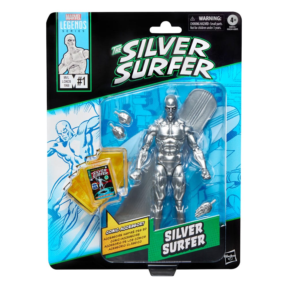 The Silver Surfer Marvel Legends Action Figure Silver Surfer 15 cm