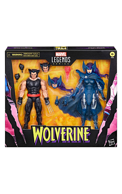 Wolverine 50th Anniversary Marvel Legends Action Figure 2-Pack Wolverine & Psylocke 15 cm