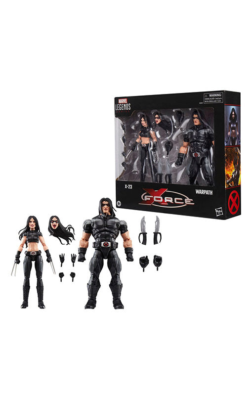 X-Force Marvel Legends Action Figure 2-Pack X-23 & Warpath 15 cm