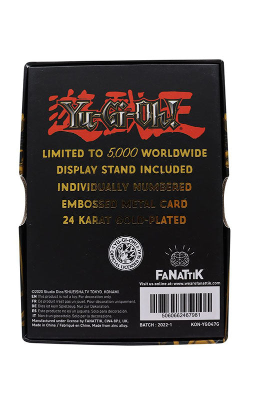 Yu-Gi-Oh! Ingot Dark Paladin Limited Edition (gold plated)