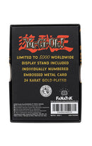 Yu-Gi-Oh! Replica Card B. Skull Dragon (gold plated)