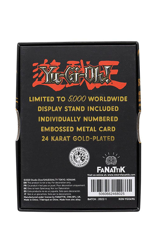 Yu-Gi-Oh! Replica Card B. Skull Dragon (gold plated)