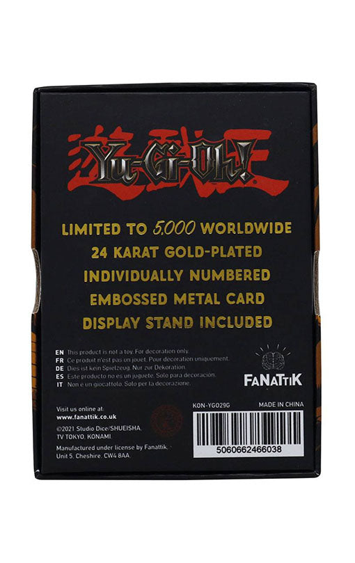 Yu-Gi-Oh! Replica Card Baby Dragon (gold plated)