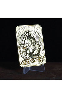 Yu-Gi-Oh! Replica Card Baby Dragon (gold plated)