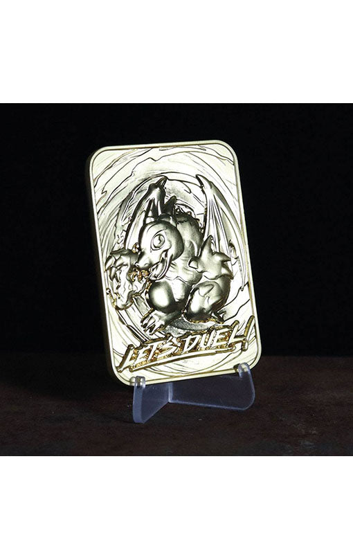 Yu-Gi-Oh! Replica Card Baby Dragon (gold plated)