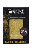 Yu-Gi-Oh! Replica Card Gaia the Fierce Knight (gold plated)