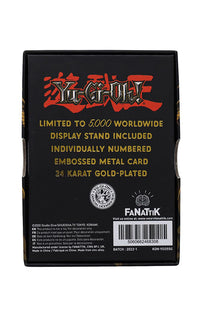 Yu-Gi-Oh! Replica Card Gaia the Fierce Knight (gold plated)