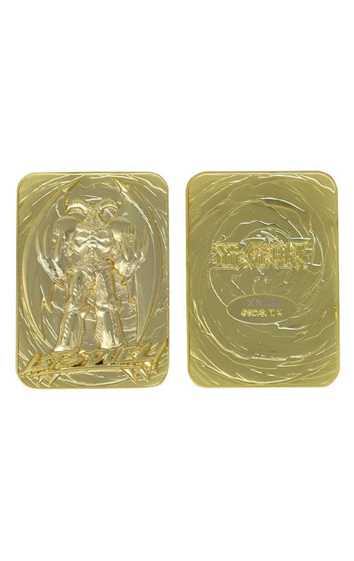 Yu-Gi-Oh! Replica Card Summoned Skull (gold plated)