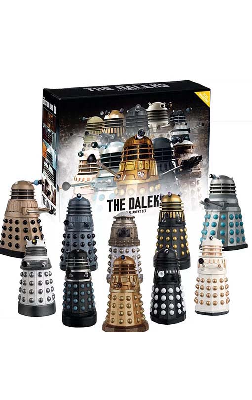 Doctor Who Dalek Figure Parliament Eaglemoss Box Set